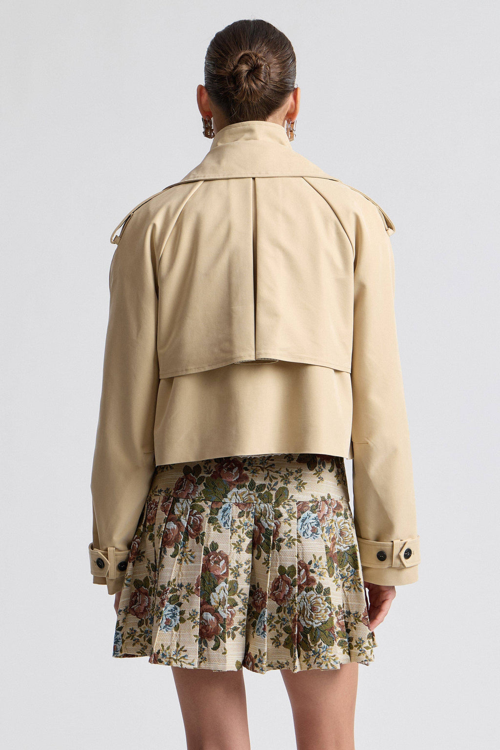 Caroline Cropped Trench