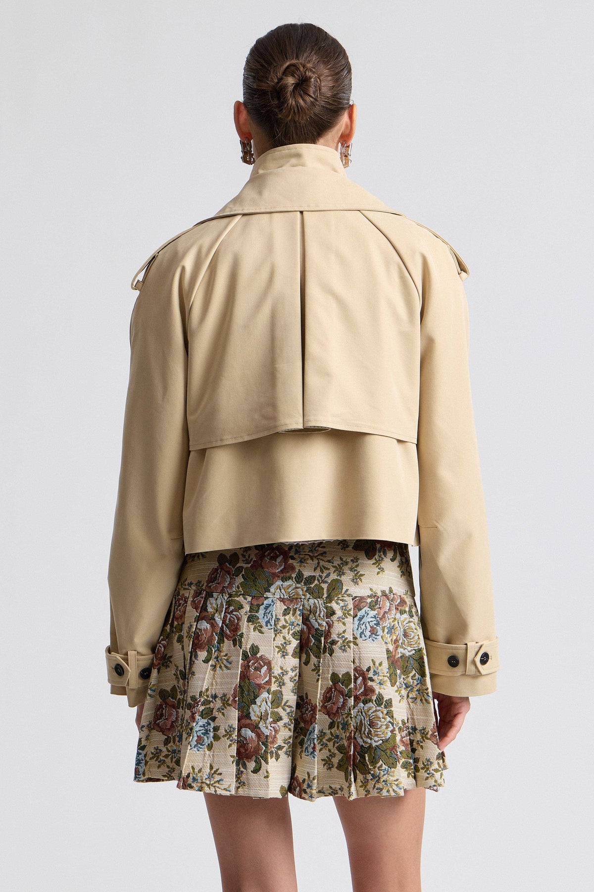 Caroline Cropped Trench