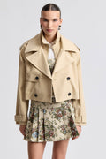 Caroline Cropped Trench