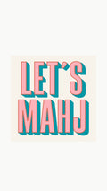 Let's Mahj Cocktail Napkins (pre-order)