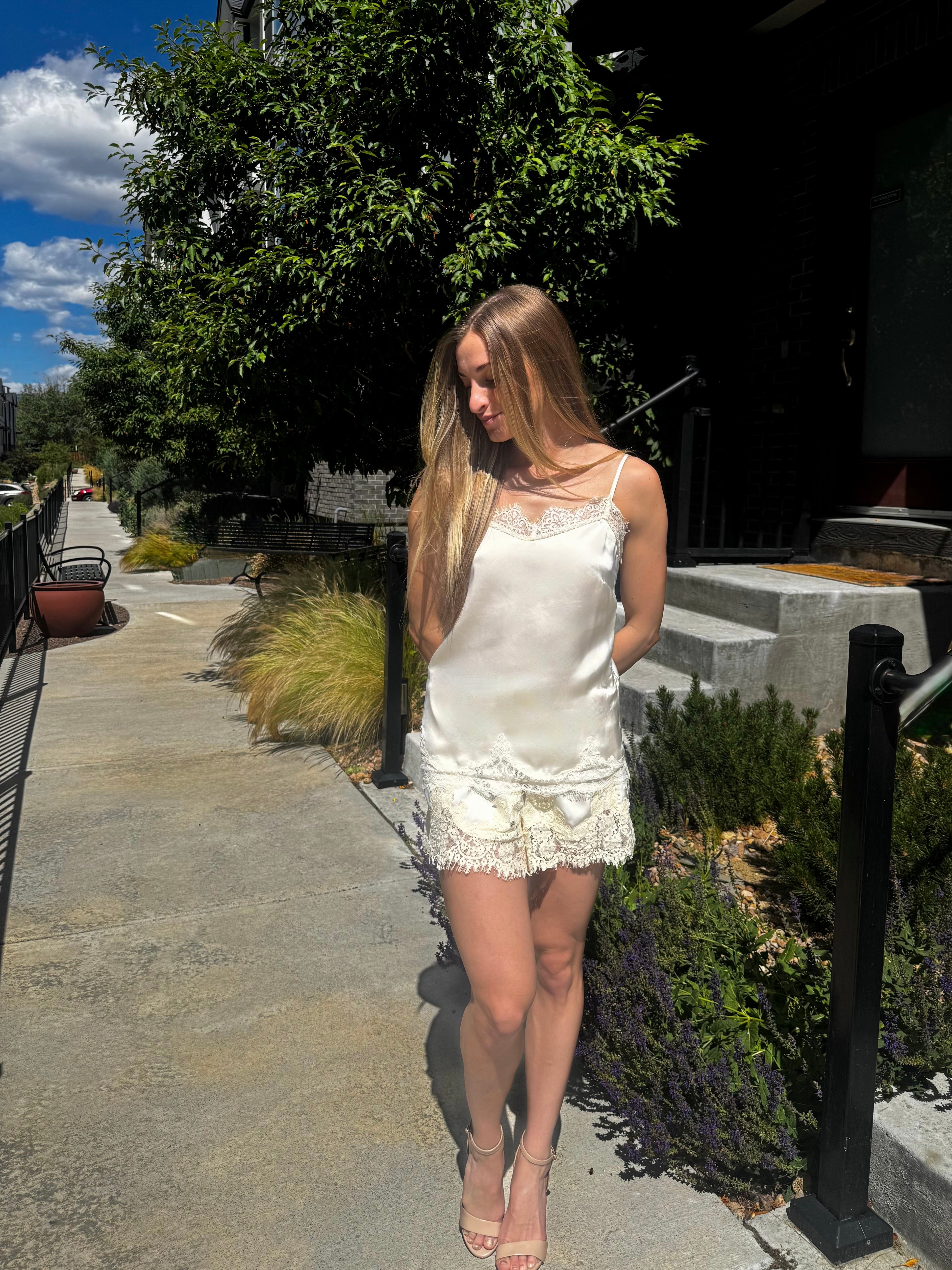 Nights in White Satin Shorts